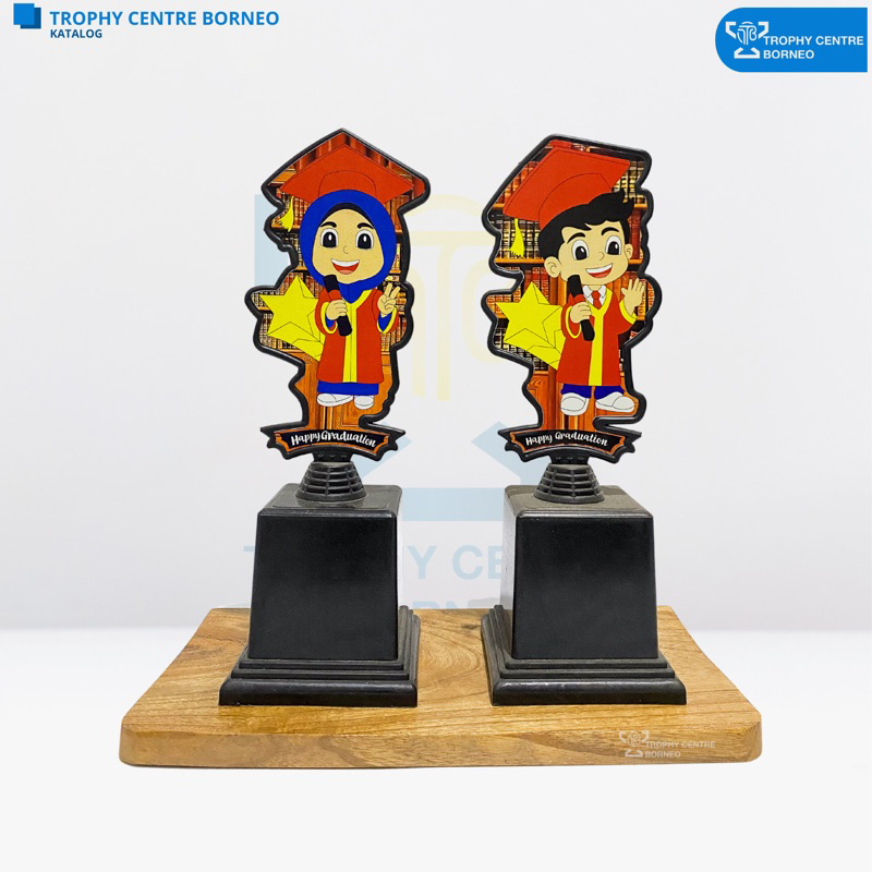 Piala Wisuda Untuk Kelulusan Sekolah PAUD TK SD Trophy Penghargaan