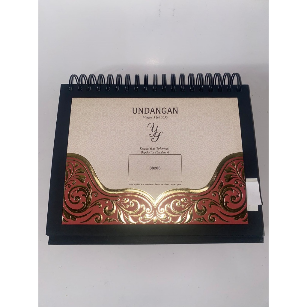 Undangan Murah/Undangan Erba 88206