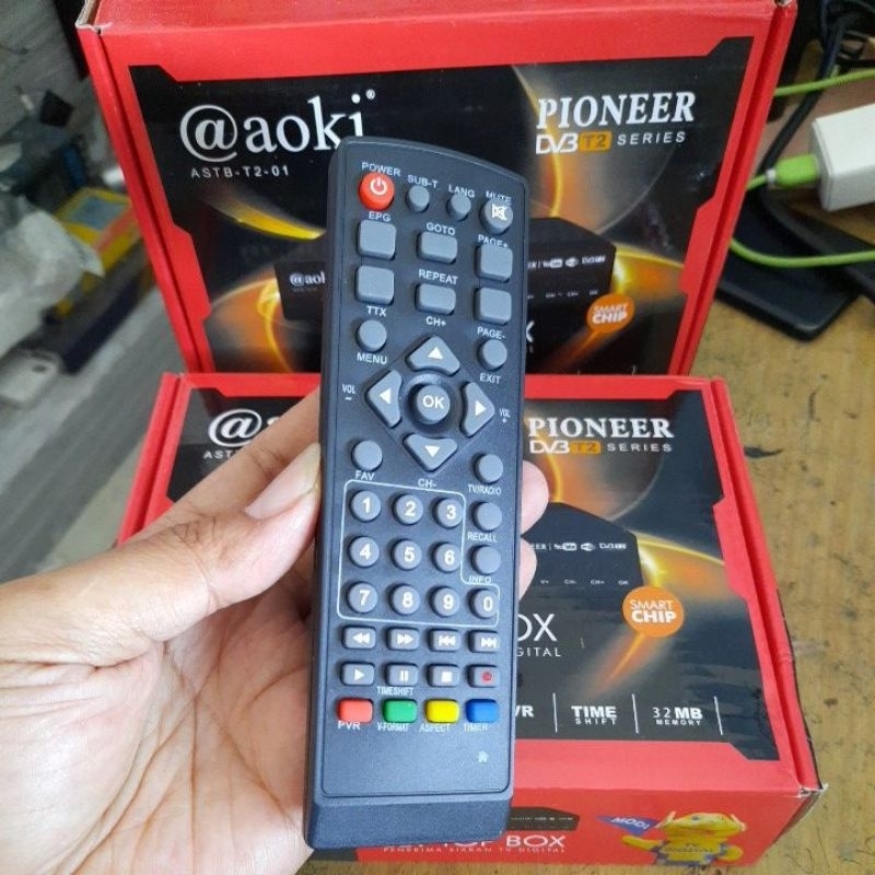 REMOTE STB AOKI tanpa setting