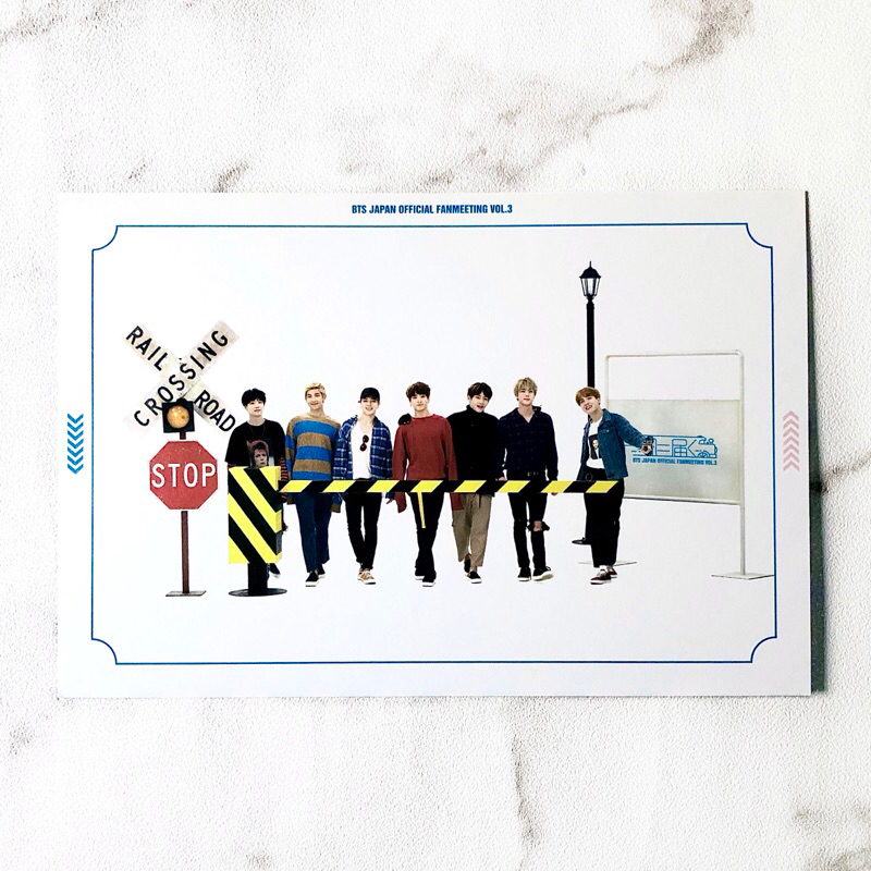 BTS Japan Official FM Fanmeeting Vol. 3 Kimi Ni Todoku MD - OT7 Group Postcard