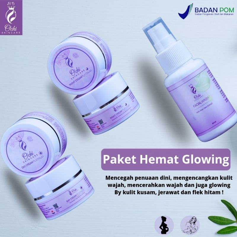OCHI SKINCARE ISI 3 ITEM BPOM ORIGINAL 100%
