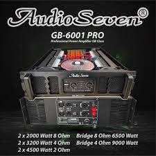 Audio Seven GB 6001 PRO Power Amplifier  GB6001PRO - GB 6001PRO