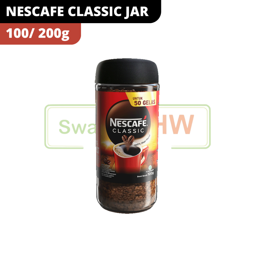 

NESCAFE CLASSIC JAR 100gr / 200gr