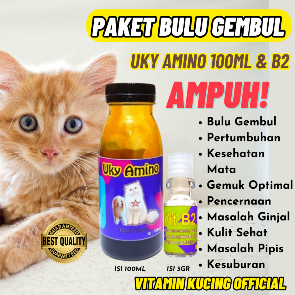 VITAMIN BULU KUCING OBAT BULU KUCING VITAMIN KUCING OBAT KUCING CAT FOOD MAKANAN KUCING GEMUK