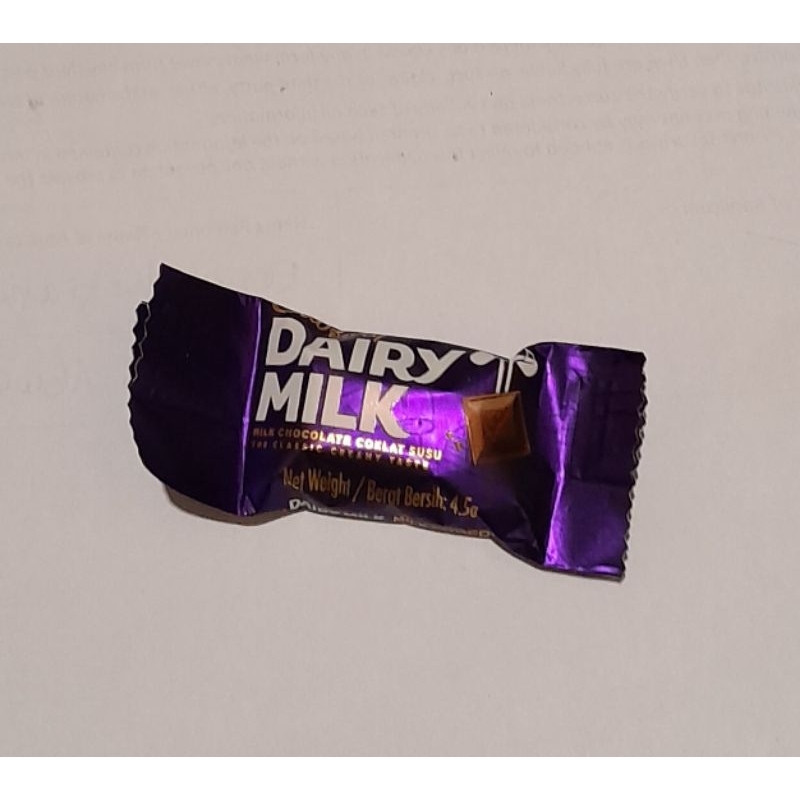 

cadbury dairy milk/caklat mini 1 pc