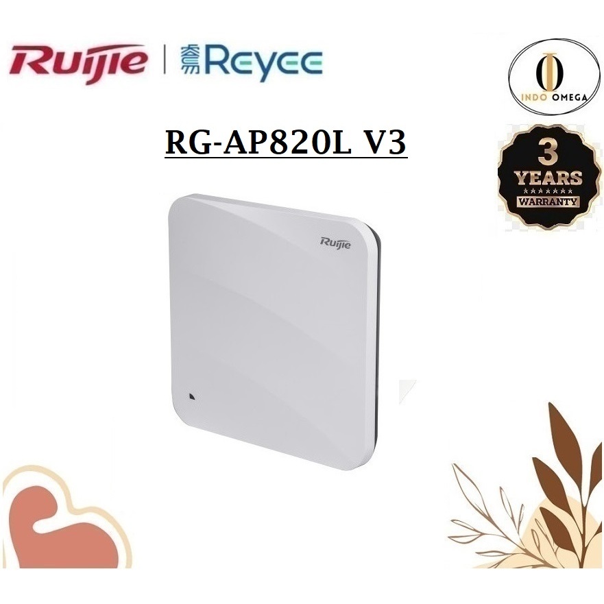 Ruijie RG-AP820-L(V3) WiFi 6 AX3000 Wall/Ceiling Indoor Access Point AP820L V3