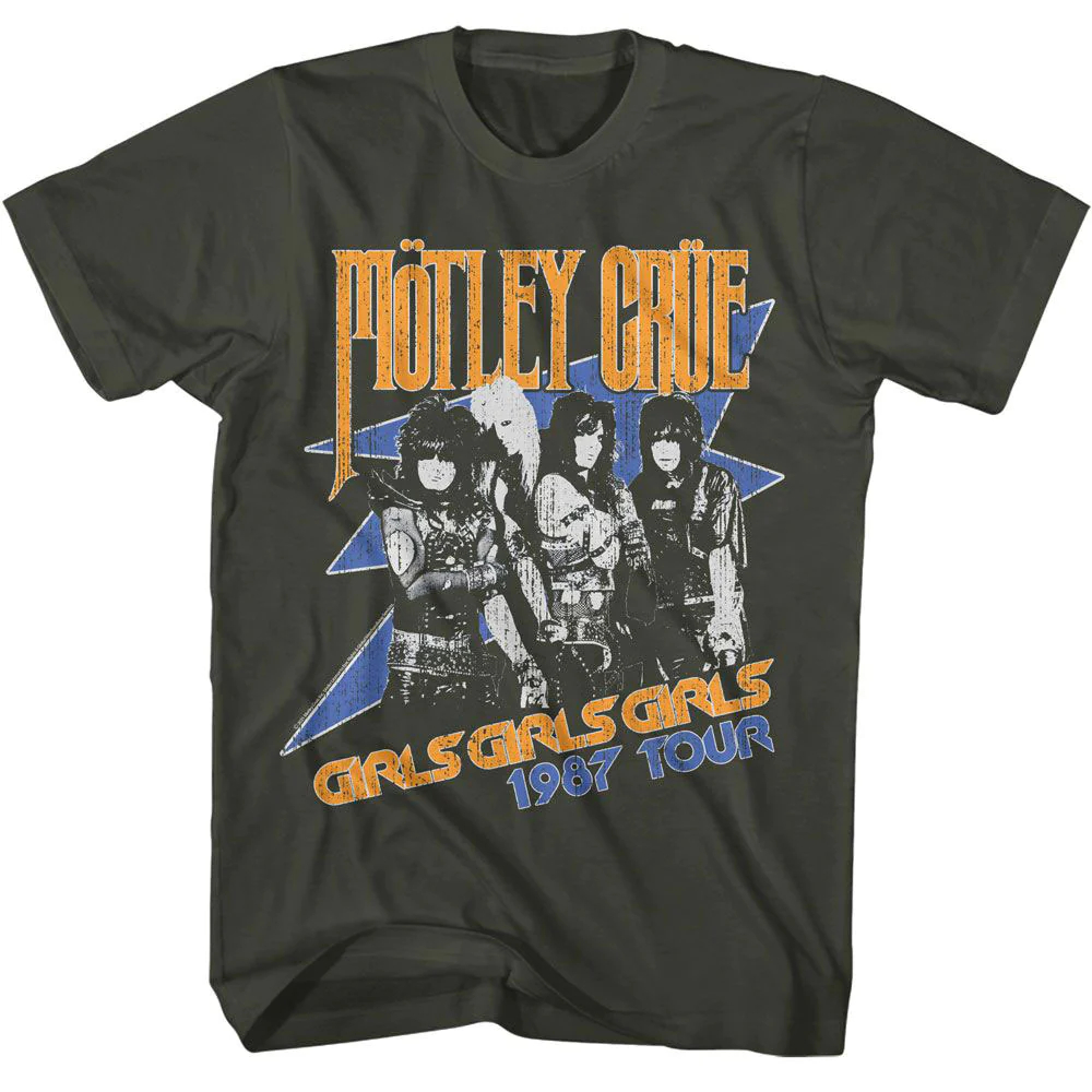 TShirt Merch Motley Crue Girl Girl Girl | Kaos Band Official