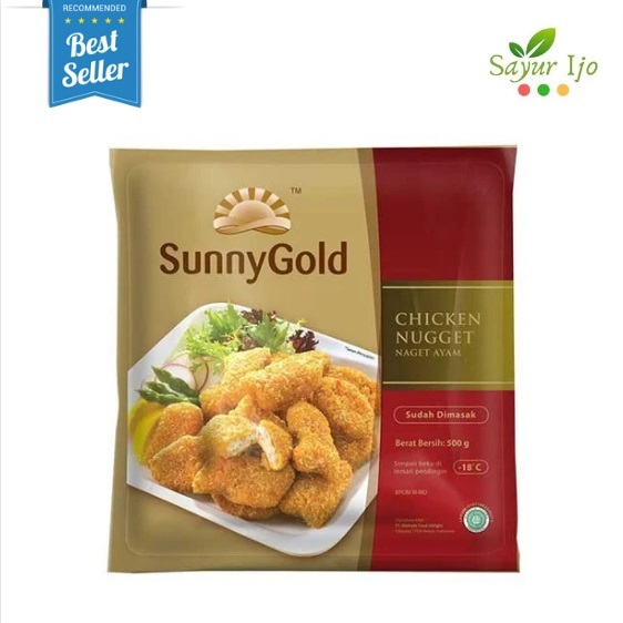 

SunnyGold Chicken Nugget 500 Gram / Pack Fresh Frozen Daging Ayam Naget Original