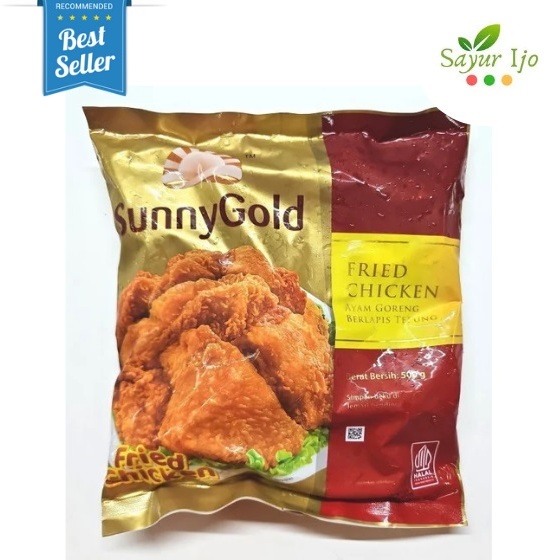 

SunnyGold Fried Chicken 500 Gram / Pack Fresh Frozen Daging Ayam Goreng Berlapis Tepung