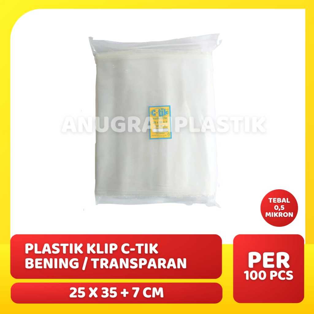 Plastik Klip C-tik Uk 25 x 35 + 7 BENING Plong