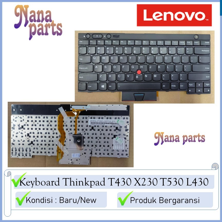 Keyboard laptop lenovo Thinkpad T430 X230 T530 L430 W530 T430I T430S