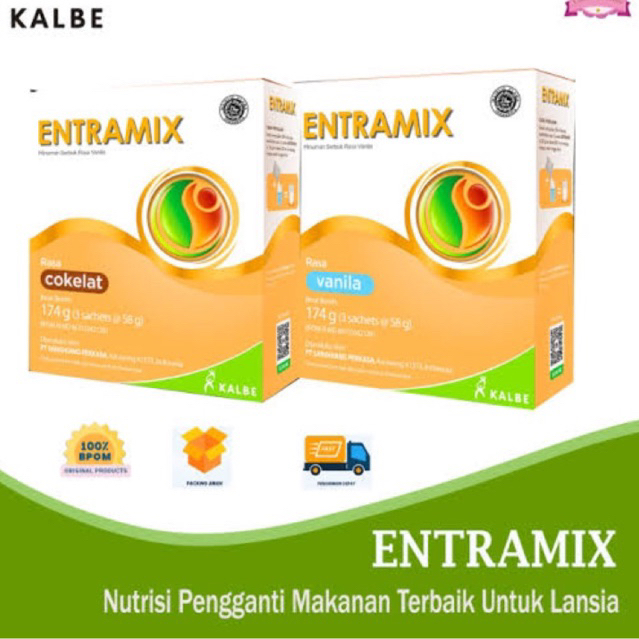 

ENTRAMIX SUSU RASA VANILLA/COKLAT 174GR