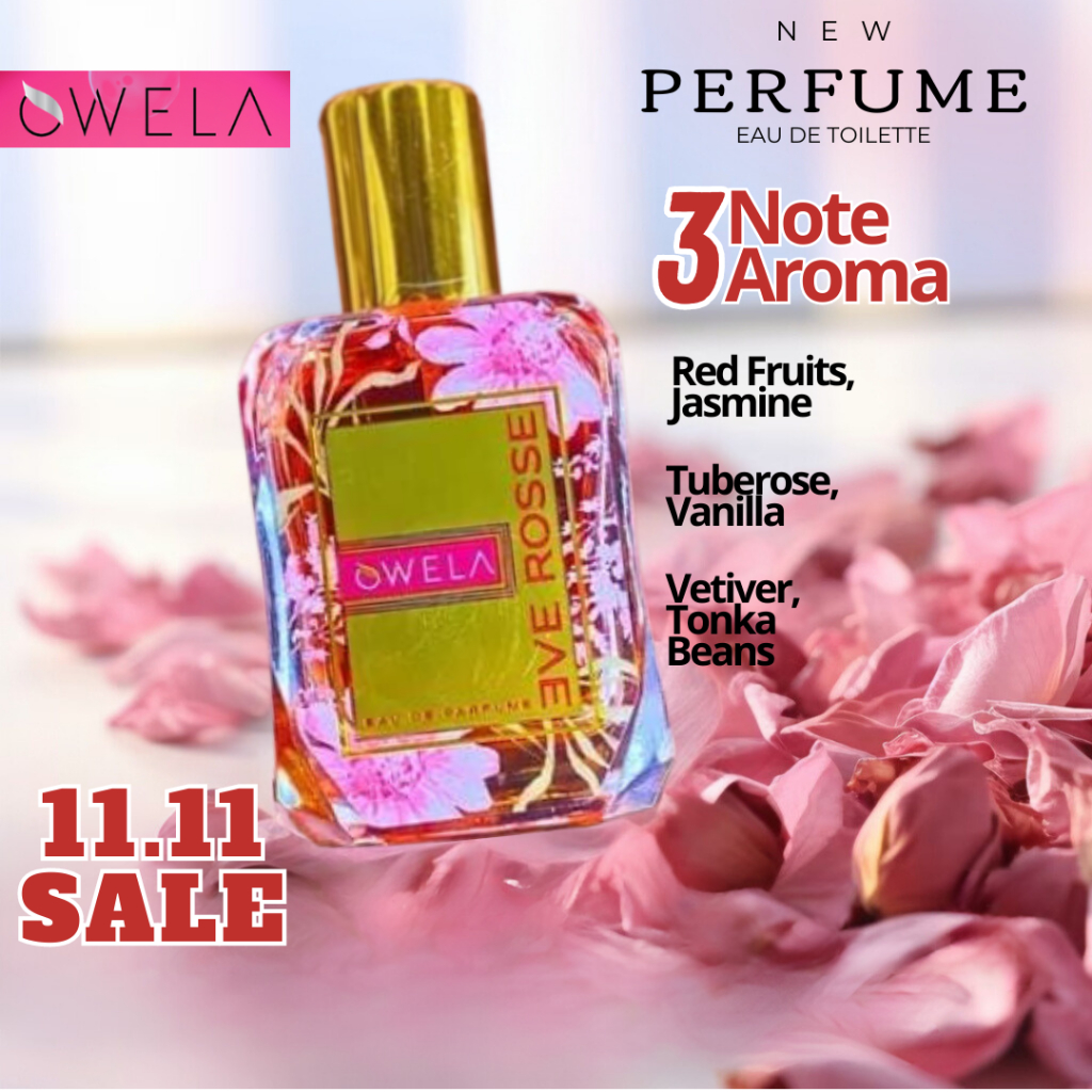 OWEL EVE ROSSE PARFUME EDP | TAHAN LAMA | 12 JOWEL EVEROSSE PARFUME EDP | 100% ORIGINAL | TAM BPOM |