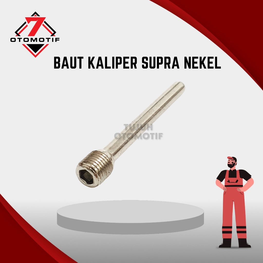 Baut Kaliper Cakram Depan Supra Karisma Shogun Smash Satria Fu Nekel Tahanan Kampas Rem