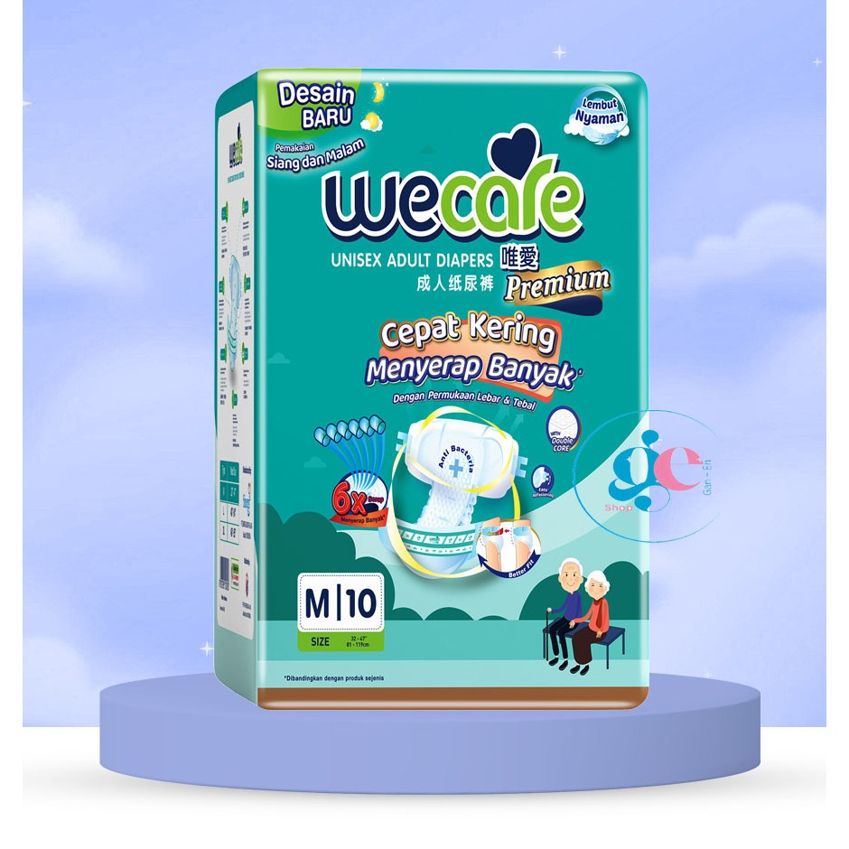 Wecare Premium Adult Diapers M 10 – Wecare Premium Adult Diapers L 8 - Wecare Premium Adult Diapers 