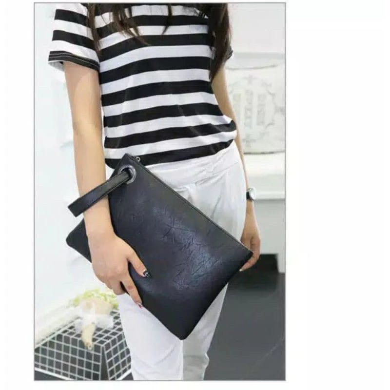 Tas Tangan Wanita Handbag Clutch Dona Murah Kualitas Kulit Sintesis
