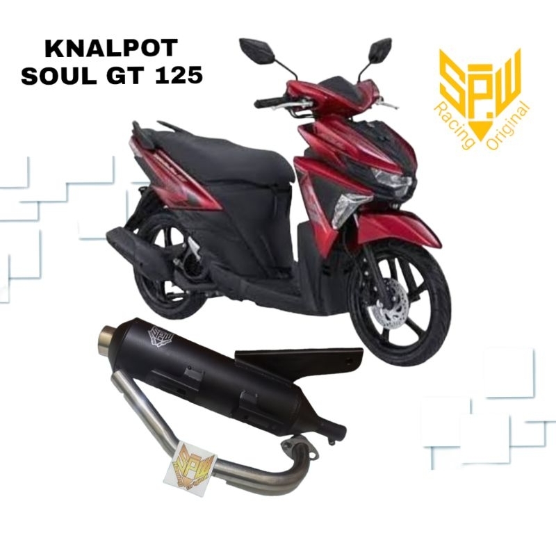 Knalpot Racing Original SPW copy cms MIO M3,,SOUL GT 125,,X-RIDE 125,,FINO 125,,FAZIO,,FILLANO,,FREE