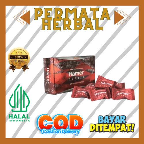 Hamer Candy - Permen Hamer Original  Gingseng Isi 30 PCS
