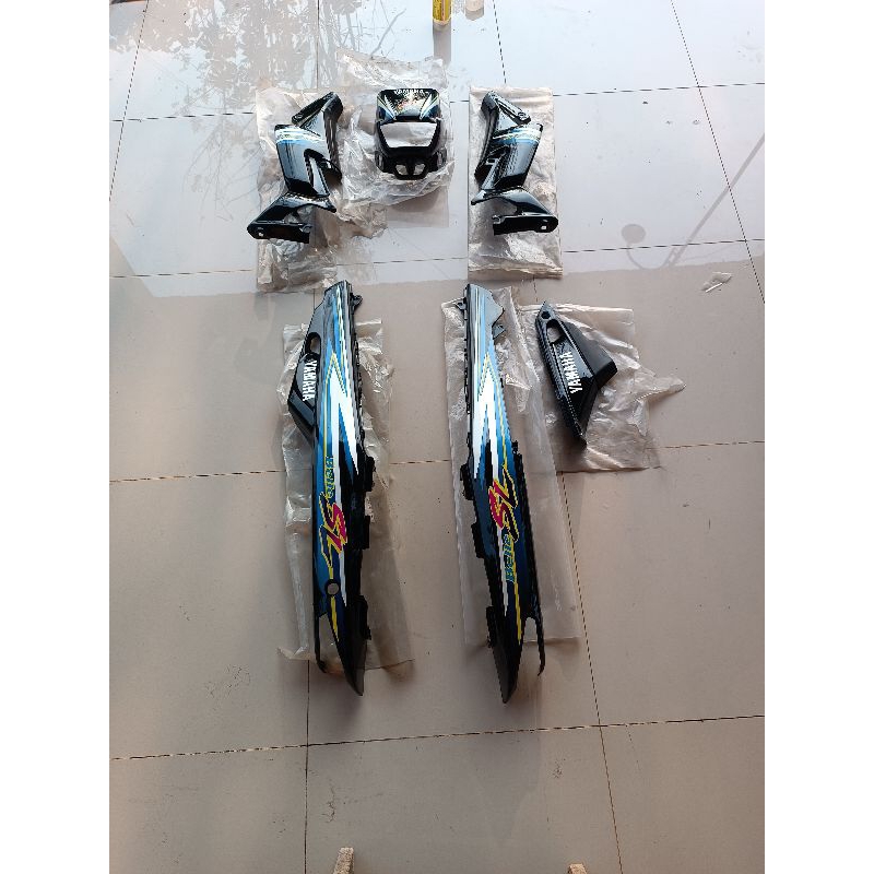 Body set Full Yamaha Belle SL original NOS warna hitam untuk yamaha sigma ayago
