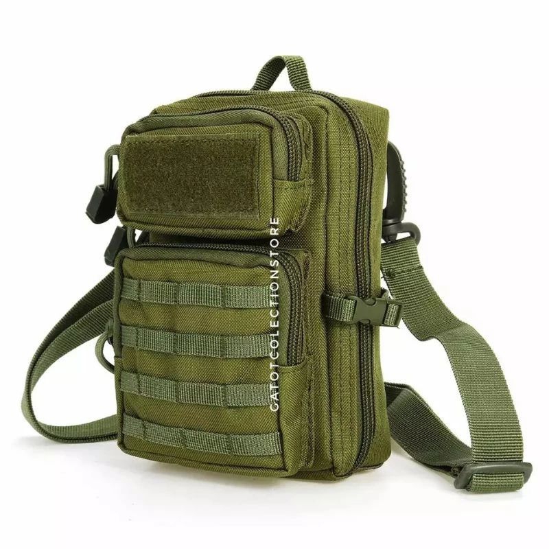 Tas tactical slempang mini multifungsi tas dompet hp
