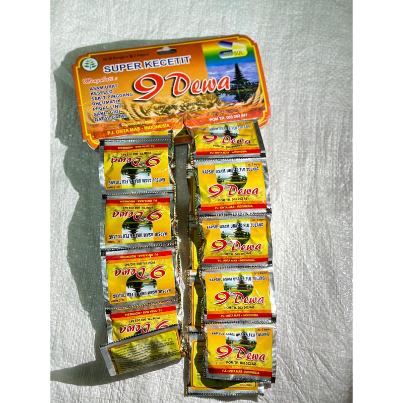 9 DEWA RENCENG ORIGINAL KAPSUL (ASAM URAT)