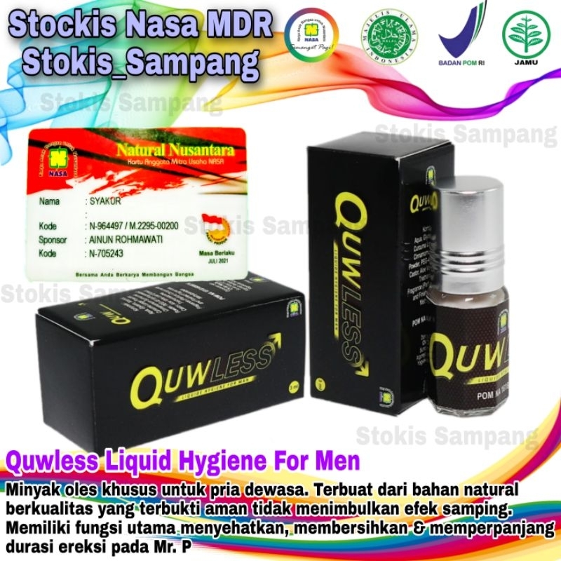 [Tahan Lama] QUWLESS NASA ORIGINAL  / Penambah Stamina / Obat Kuat
