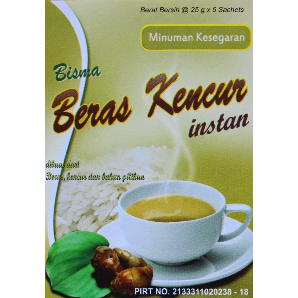 

instan Beras Kencur Bisma 1 pack 5 sachet
