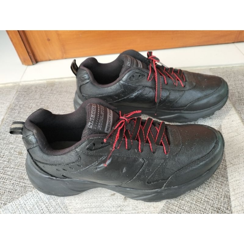 sepatu sport kulit skechers 44 second