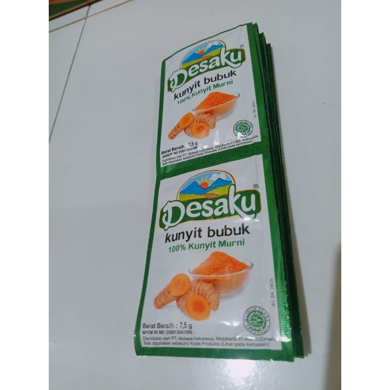 

kunyit bubuk renteng 12 sachet