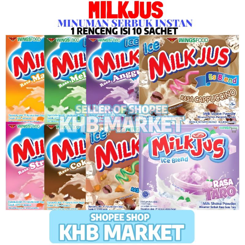 

Milkjus Minuman 1 Renceng Isi 10 Sachet