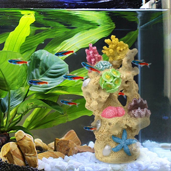 Karang laut vertikal, dekorasi aquarium karang laut vertikal, hiasan aquarium karang laut vertikal, 