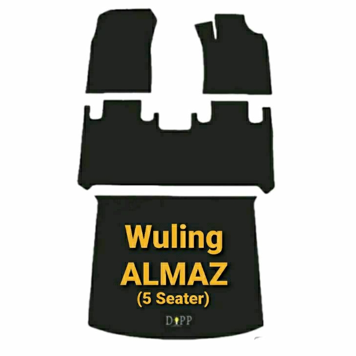 Karpet Mobil Wuling Almaz (5 Seater) Karpet Mobil Mie Bihun Karet Wuling Almaz