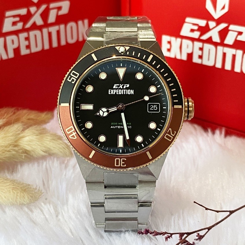 Jam Tangan Expedition Pria Automatic E 6851 / E6851 Original Garansi Resmi 1 Tahun