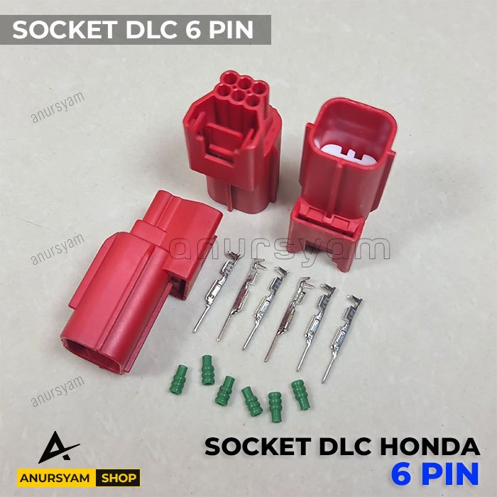 Soket DLC 6 Pin Male Soket DLC Euro 5 Diagnostic Scanner