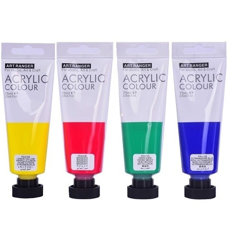 

Terbaru ART RANGER acrylic paint/cat akrilik / acrylic 75ML (normal color) Serba Murah