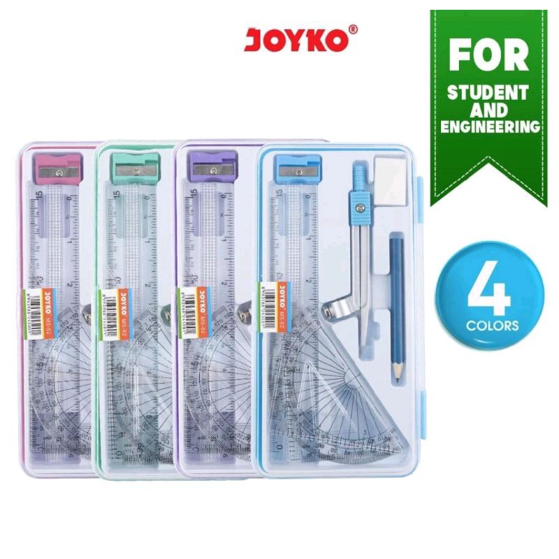 

Math set/Jangka Set Joyko Ms-82 ( 1set )