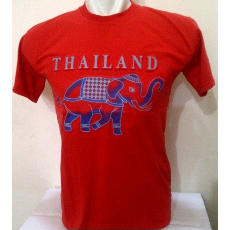 THAILAND GAJAH BLUE kaos negara thailand/oleh oleh thailand/souvenirthailand