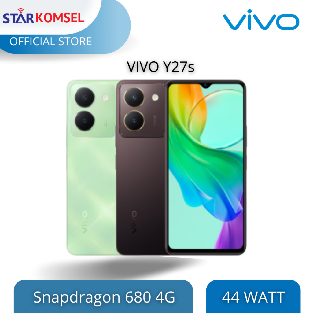 HP VIVO Y27s 8/128 GARANSI RESMI VIVO GRATIS SOFTWER EXTENDED RAM 16GB