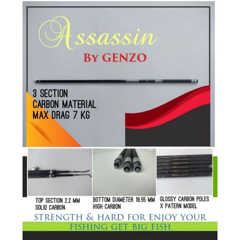 Tegek genzo assasin ( galatama lele, bawal)