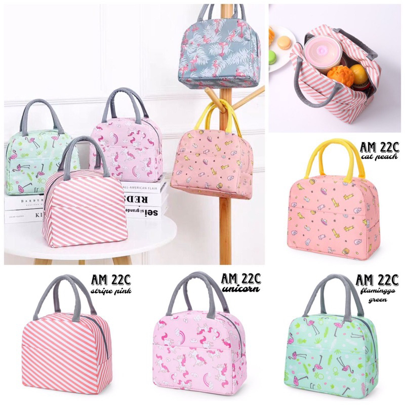 Tivana Home Tas Bekal Anti Air Lunch Bag Tas Bekal Tas Bekal Lunch Bag - Tas Bekal Karakter Lunch