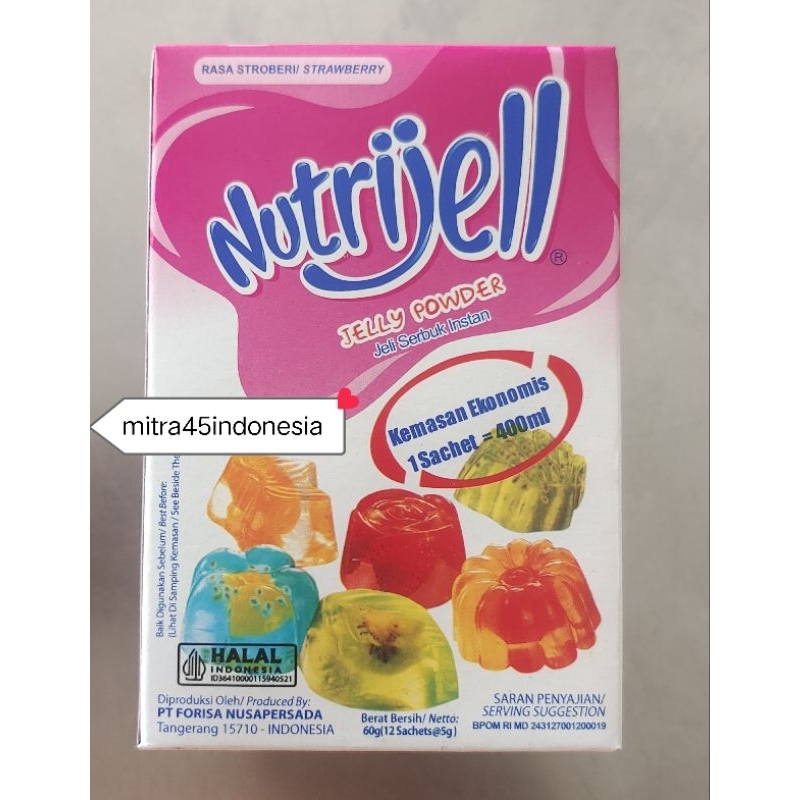 

Nutrijel Strawberry pack (12pcs).