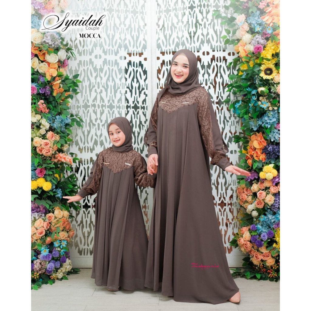 Couple Dress .Couple Syaidah - Zabannia (READY STOK)