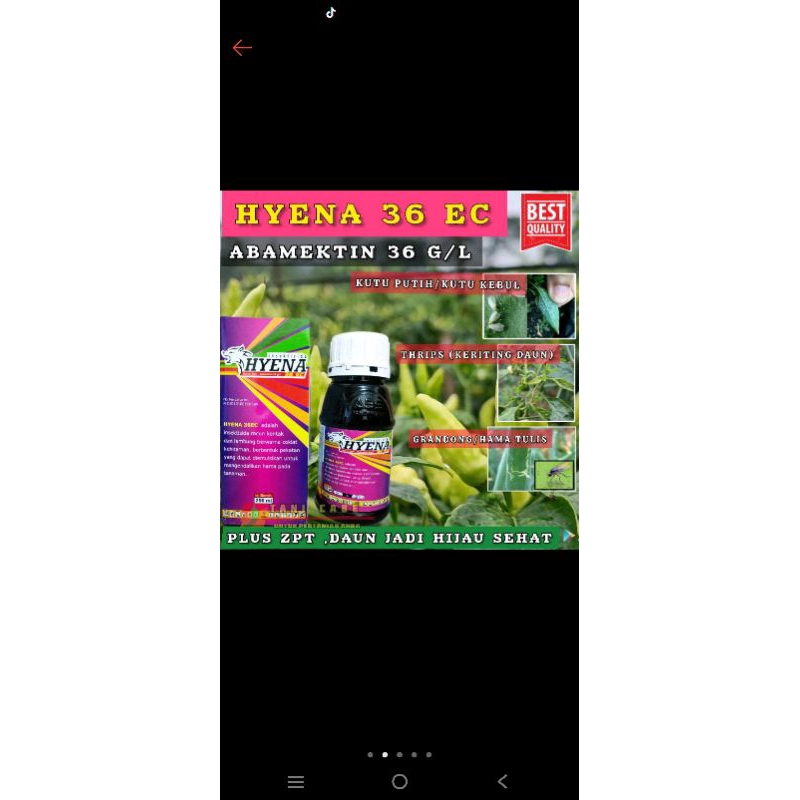 insektisida HYENA ABAMEKTIN 36 EC 250 ML