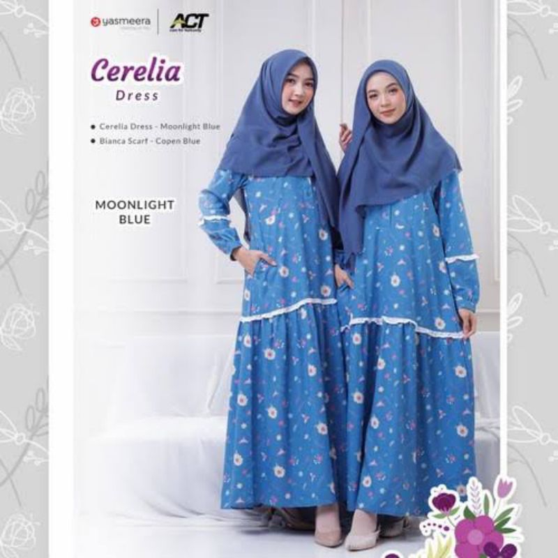 SALE YASMEERA CERELIA DRESS GAMIS KATUN SUPERNOVA PREMIUM