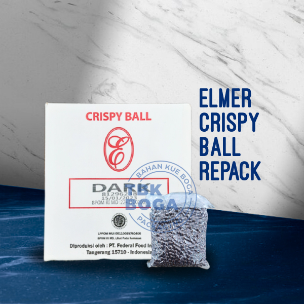 

Elmer Crispy Ball ( 250 gr ) Repack Dark Coklat Cokelat