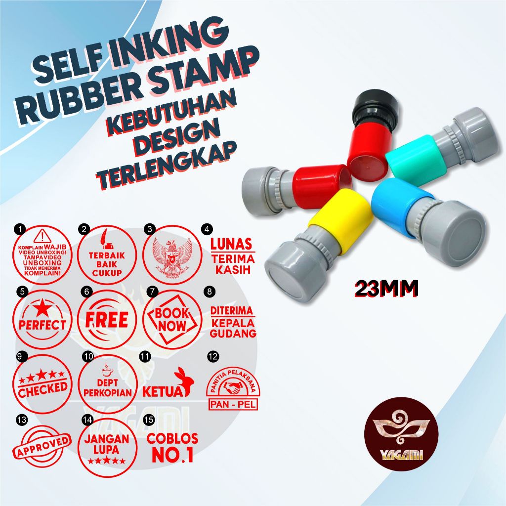 

CUYI STEMPEL FLASH CETAK DIAMETER 23MM PAPARAN FOTOSENSITIF COCOK UNTUK SEKOLAH DAN KANTOR /HA23