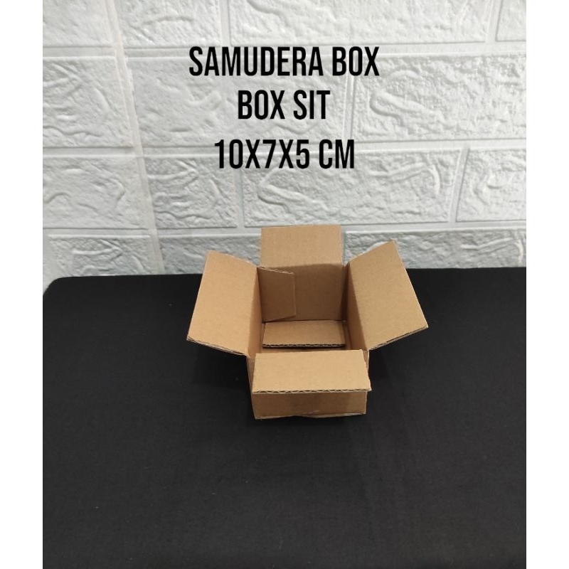 

kardus karton box uk 10x7x5 cm cm ST singgle wall polos