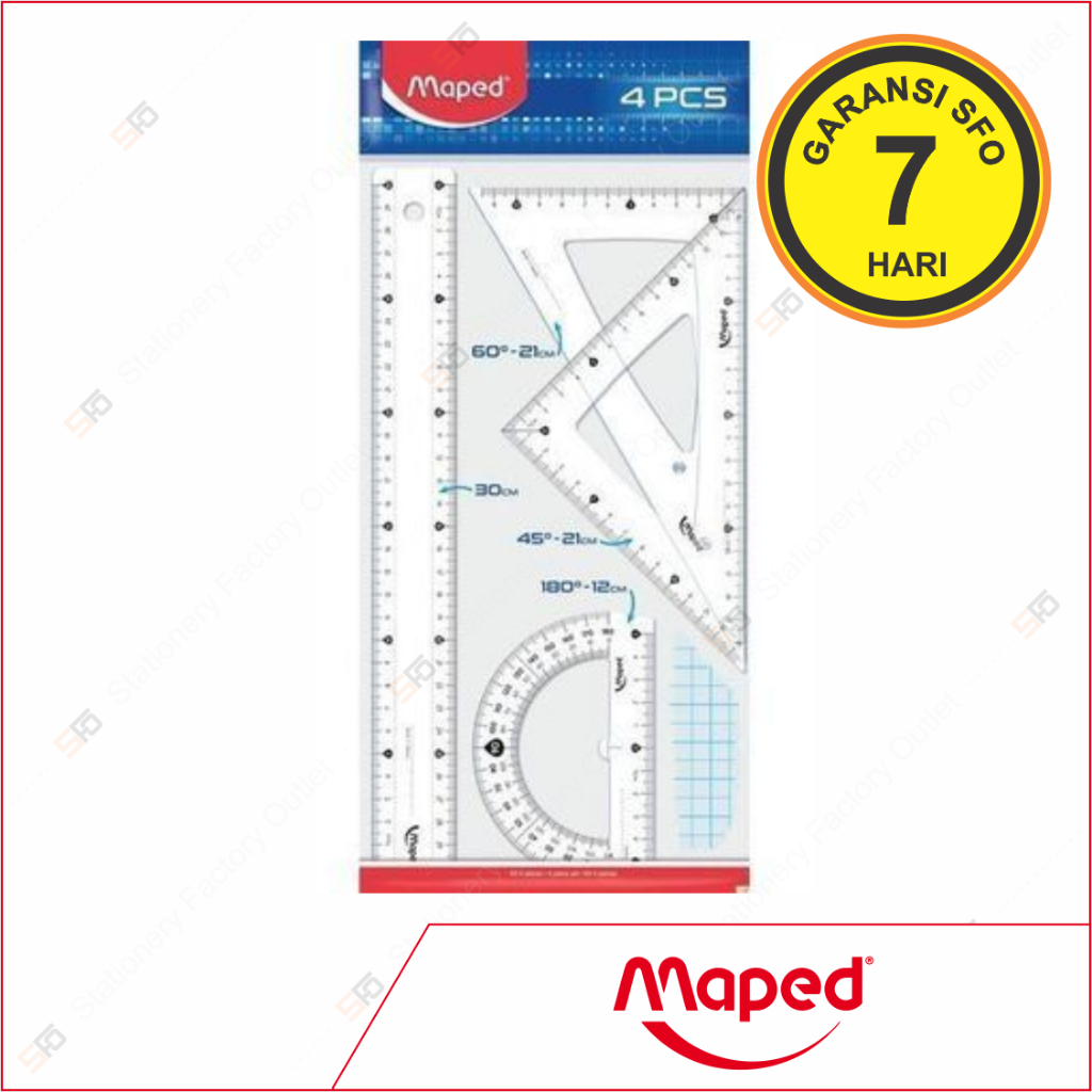 

Paket Penggaris Maped 30cm