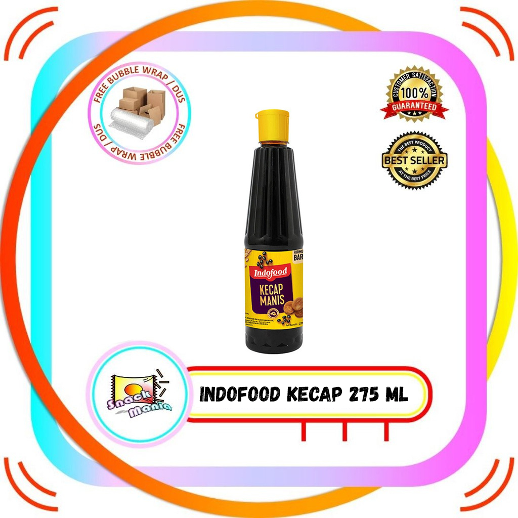 

Indofood Kecap Manis 275 ml Botol Sweet Soy Sauce