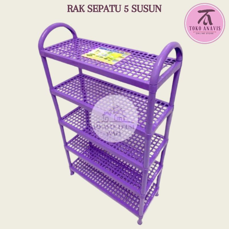 rak susun plastik rak sepatu susun 5 rak plastik susun serbaguna